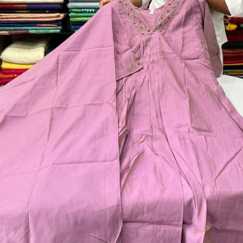 Chandheri Silk With Duppatta